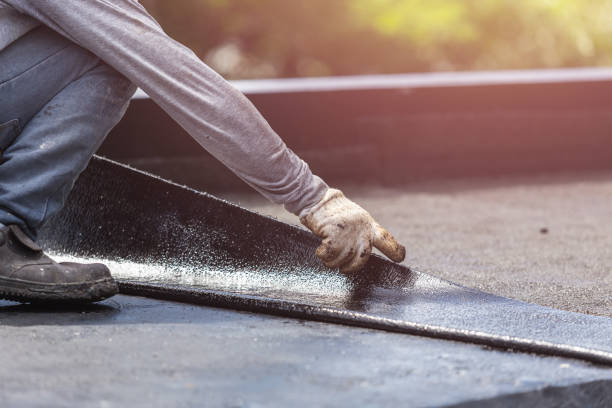 Professional Waterproofing technician working in Union Springs, NY